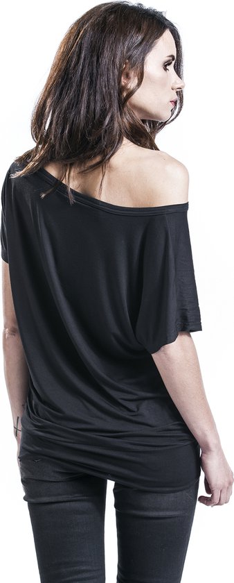 T-shirt Guns N' Roses Paradise City Label noir M Viscose Femme - Produits dérivés du groupe, Groupes