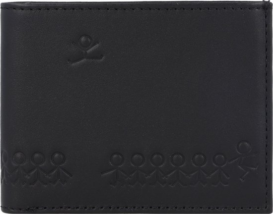 oxmox New Cryptan RFID Protect Pocketbörse Pure Print Black Black