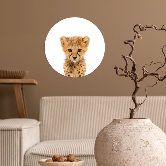 Papier peint autocollant enfant - Décoration chambre - Animaux - Enfants - Léopard - Garçon - Fille - 30x30 cm - Décoration murale chambre d'enfant - Décoration murale garçons