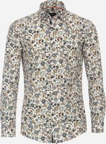 Chemise VENTI modern fit - popeline - motif bleu - Repassage facile - Taille col : 39