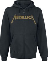 Metallica Hetfield Iron Cross Guitar Heren Vest met capuchon - zwart - L