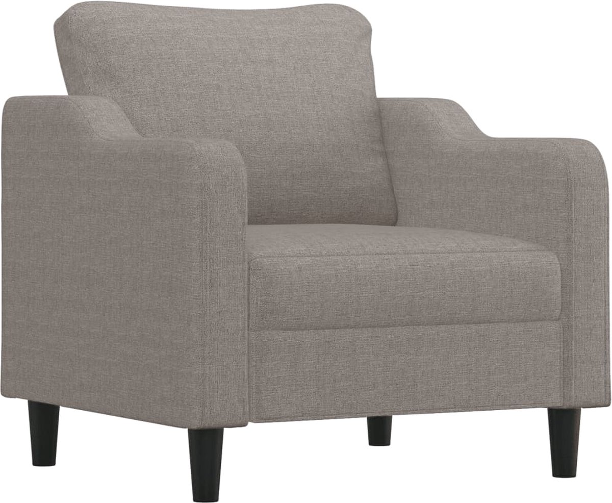 Fauteuil - Relaxzetel - Relaxstoel - Relaxfauteuil - Stoel - Met armleuning - Voor één Persoon - Taupe