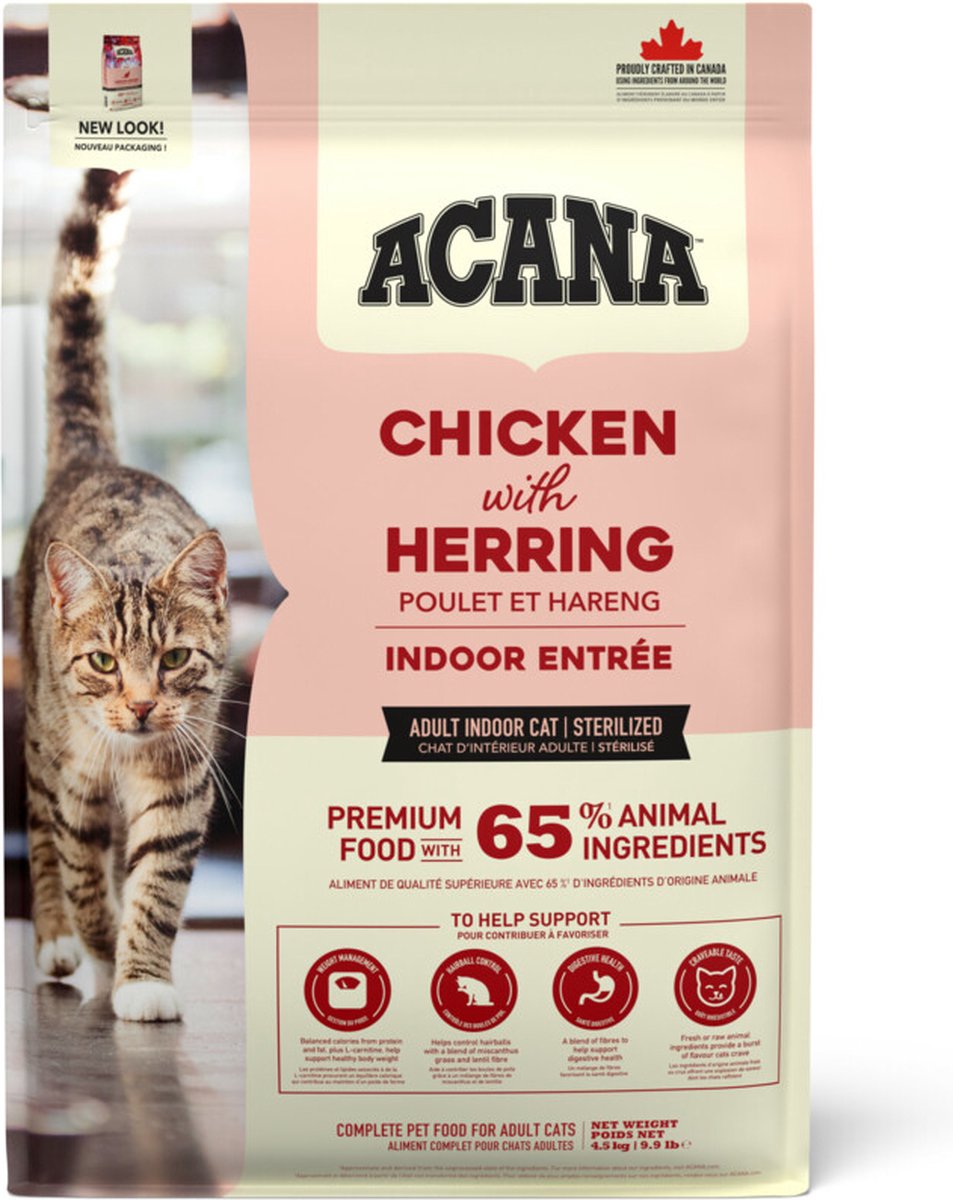 Acana Cat Indoor Entrée 45 kg - Kat