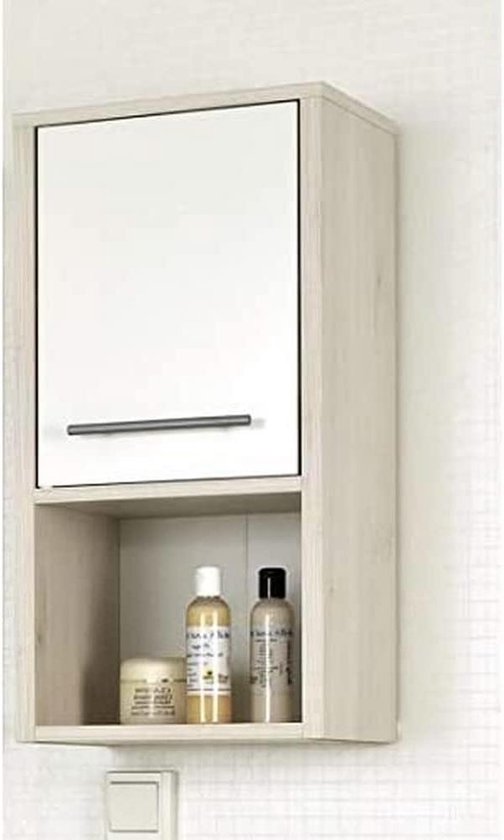 Saphir Hängeschrank Quickset 327 Wand-Badschrank 30 cm breit, 1 Tür, 2 Einlegeböden Badezimmer