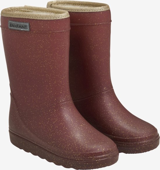 En fant thermo boots glitter roest 29