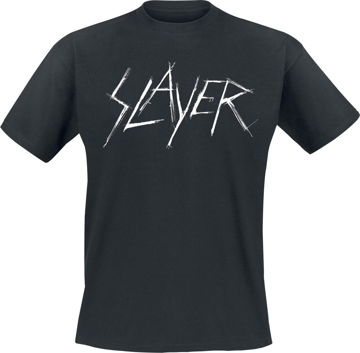 Slayer Scratchy Logo Heren T-shirt - zwart - 5XL