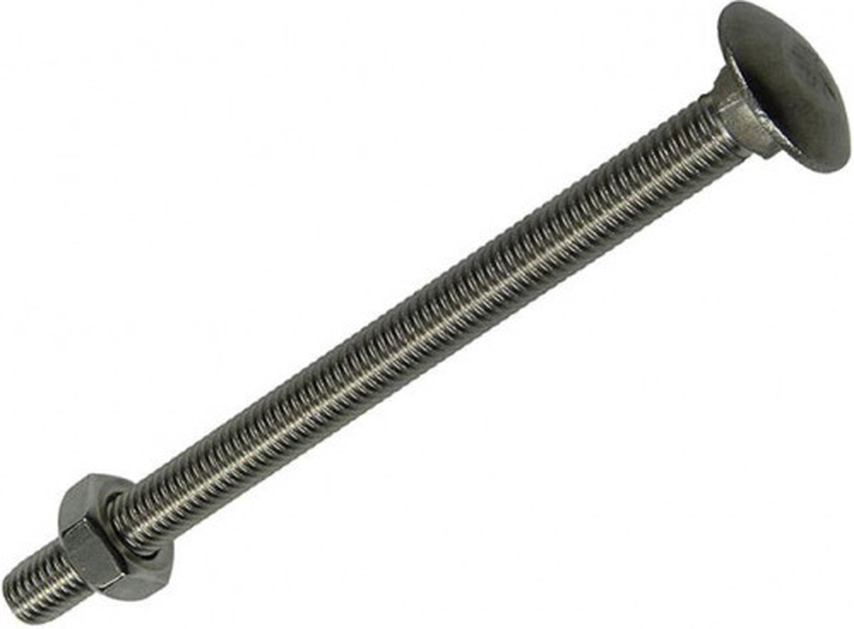 Mack houtbout+moer roestvrijstaal 1st 817744