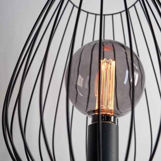 EGLO Newtown Vloerlamp - E27 - 159,5 cm - Zwart