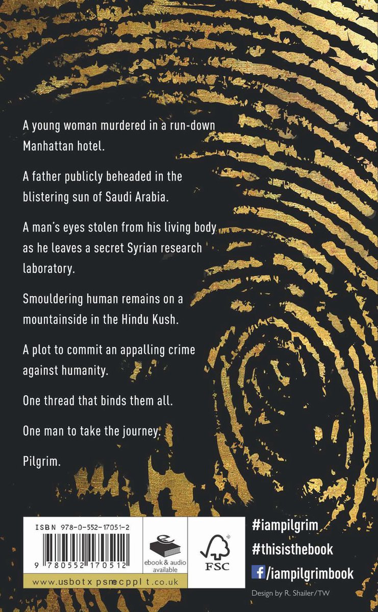 I Am Pilgrim - back cover