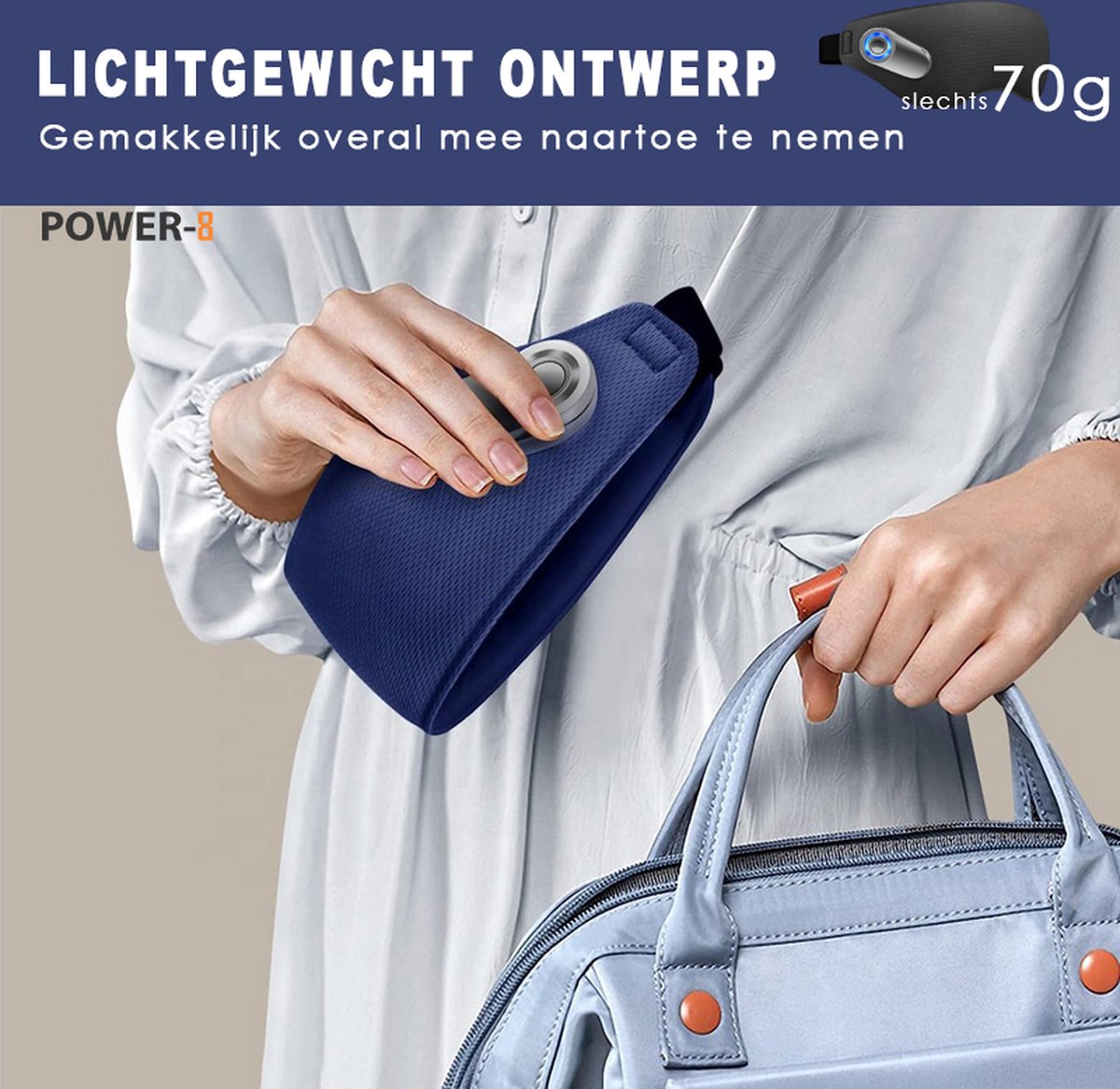 Onbekend Power-8 Eye Wellness: smart oogmassage met warm/koud
