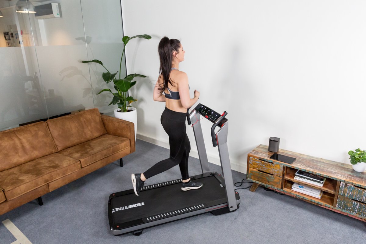 Flow Fitness DTM400i Loopband 14 km/u Grijs Inklapbaar - afbeelding 2