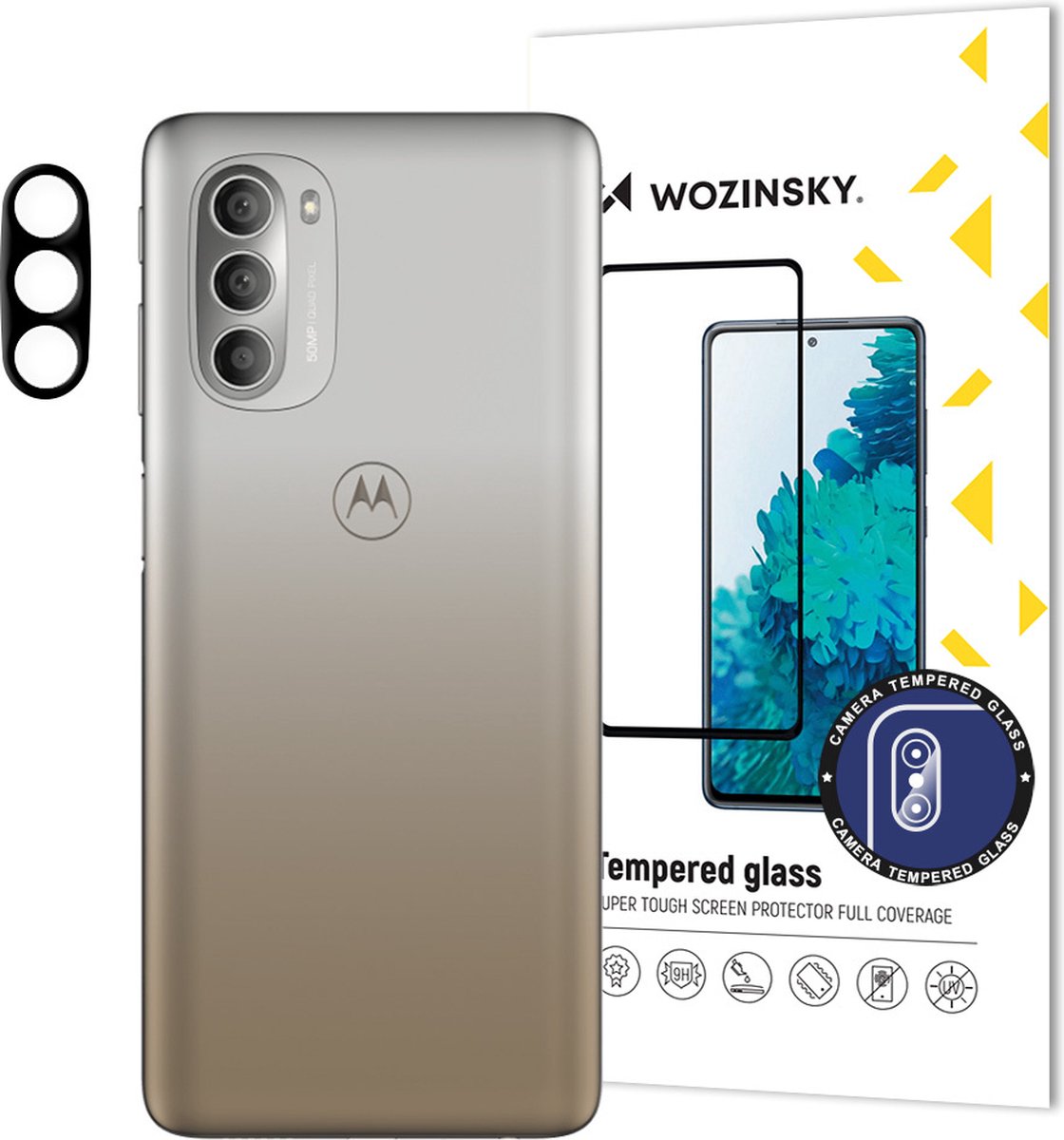 Wozinsky Volledig Camera Glas Gehard Glas 9H Voor Motorola Moto G51 5G