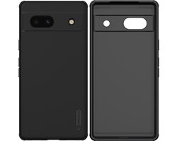Nillkin Super Frosted Shield Google Pixel 7a Hoesje Back Cover Zwart