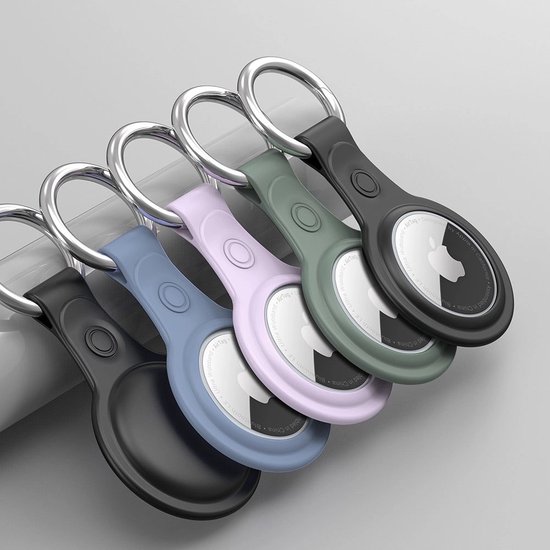 DUX DUCIS sleutelhanger Silicon 4 Pack siliconen hoesje voor AirTag - multi colour