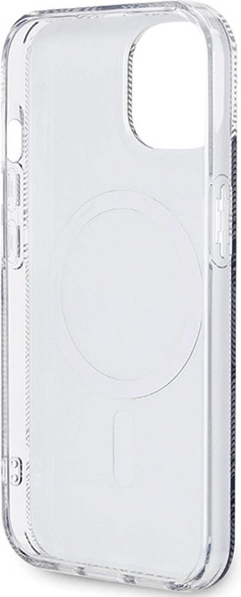 Guess - IML - Coque GCUbe MagSafe pour iPhone - 15 - Plus / 14 - Plus - noir