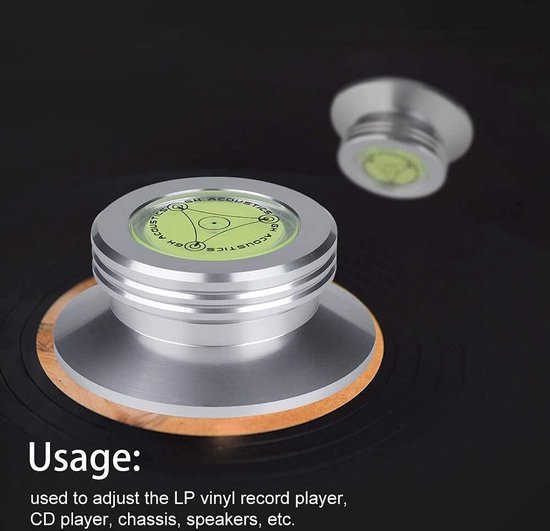 Gewichte für Schallplatten - Vinyl Plattenspieler Zubehör - Disc Stabilizer 225g van kwmobile — afbeelding 2