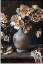 Affiche 20x30 cm - Fleurs - Vase - Art - Nature morte - Posters - Décoration chambre - Décoration murale salon - Décoration murale chambre