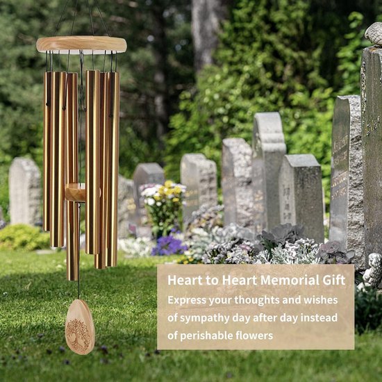 De Diepe Resonantie Serenity Bell - Metalen Windgong Buiten Grote Diepe Toon Unieke Lage Toon Windgong