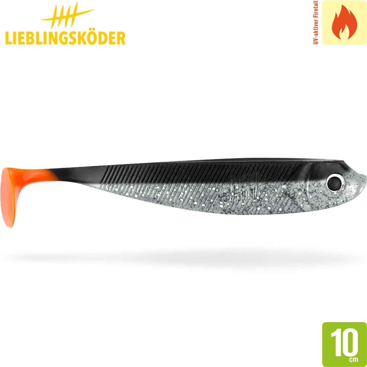 Lieblingsköder Shad 10cm Black Shadow 10cm Black Shadow - PROMO
