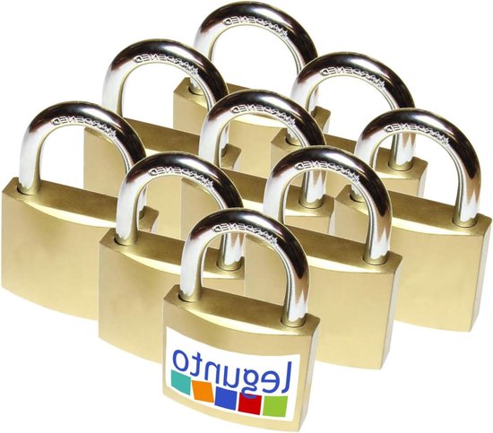 9 X Gelijksluitend Hangslot Met Sleutel Set Van 9 Inbraakwerende 9-x-gelijksluitend-hangslot-met-sleutel-set-van-9-inbraakwerende