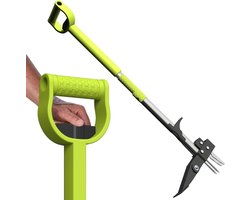 Stand-up Weed Puller with 40-47 Inch Long Handle - Luxury 4-Claw Weed Remover