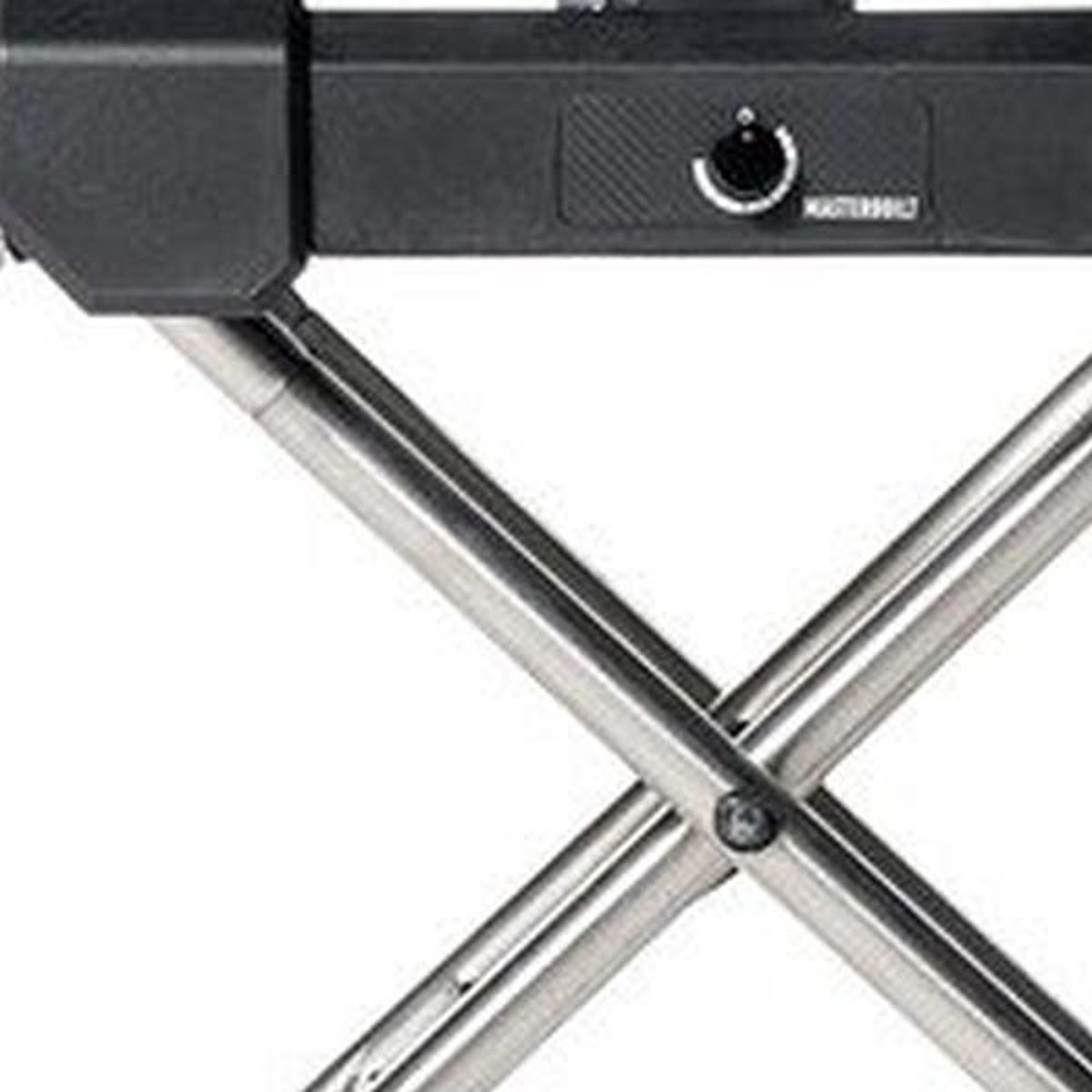 Masterbuilt Draagbare houtskoolbarbecue en -rookoven met kar Zwart