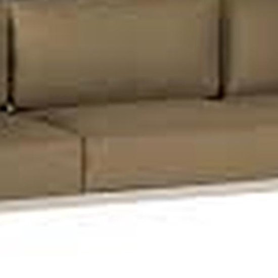 Canapé bas Linda camel avec coussins AW safari