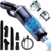 Bol.com Handheld stofzuiger 120 W/15000 Pa mini-multifunctioneel draagbaar-licht draadloos-oplaadbaar-Zoeken naar dierenharen-au... aanbieding