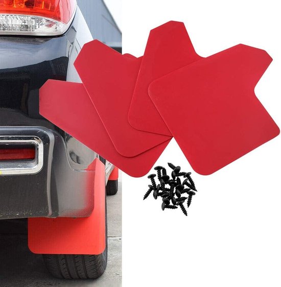 Bavette Roue Rally Dehors-Bavettes Universelles Pour Voitures, Garde-boue, Garde-boue, U00e9vasements D'ailes Avant Et Arriu00e8re, 514 Et Plus, SUV, Camionnette Et Camion Bavette Voiture