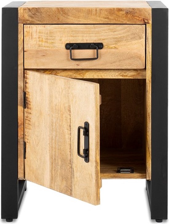 Table de chevet Britt, porte à gauche