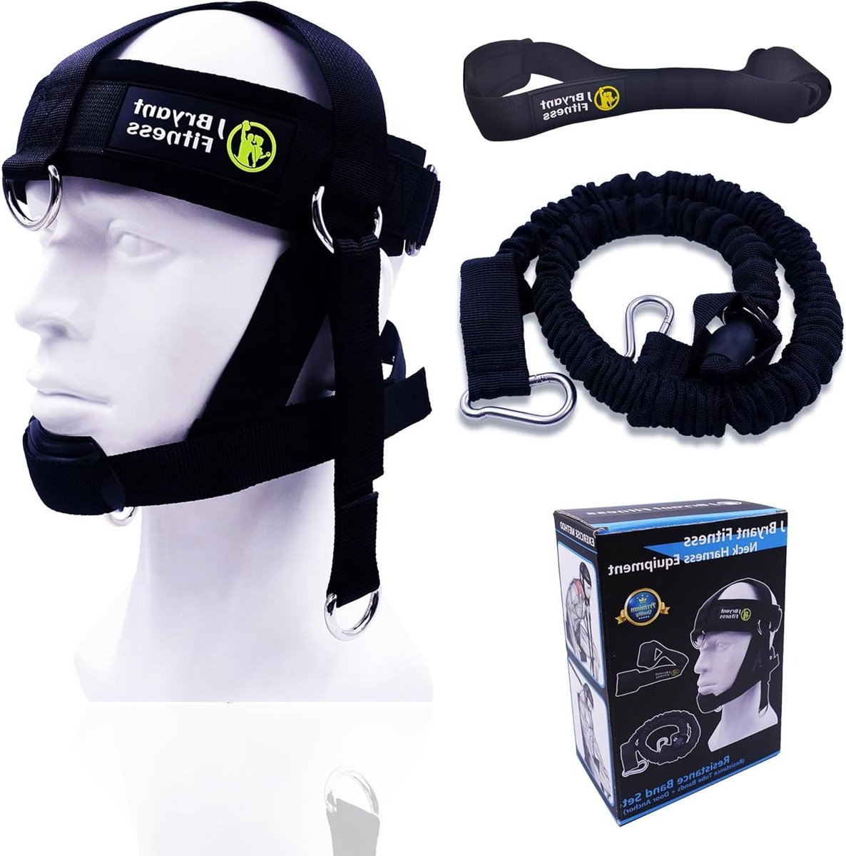 Gissroys Fitness Nek Harnas Gewichtheffen Training Sporter Hoofd Harnas Sporter Met Stalen Ketting Boksen Trainer Apparatuur