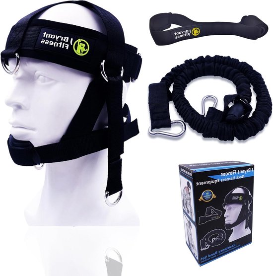 Harnais De Musculation Pour Cou - Avec Chaîne Acier - Renforcement Cervical Pour Sport De Combat Et Rééducation