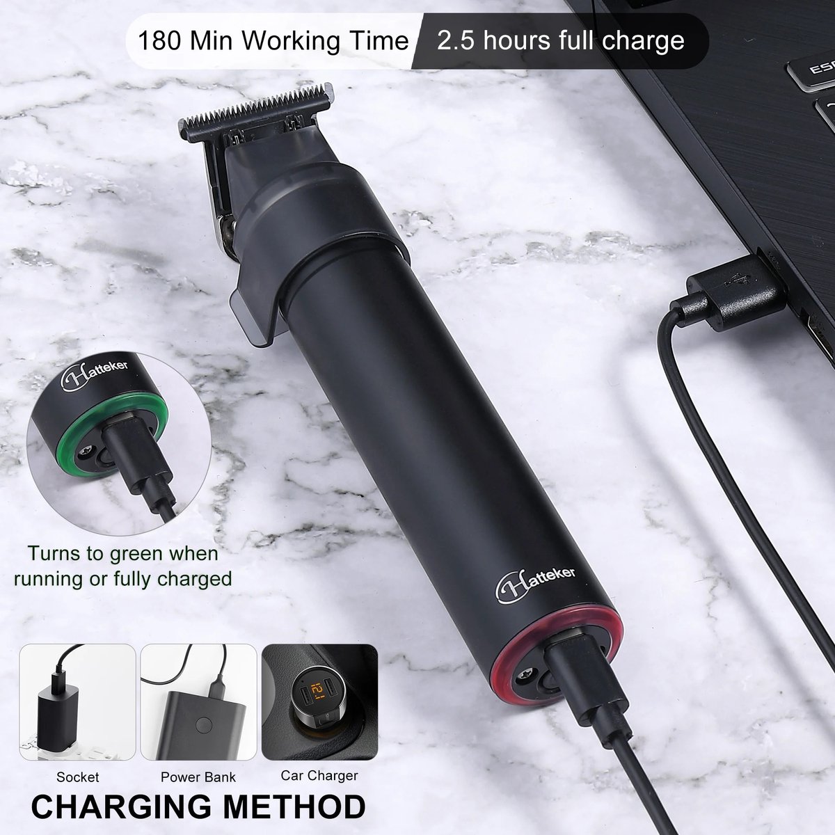 Cordless Tondeuse , trimmer voor mannen en vrouwen