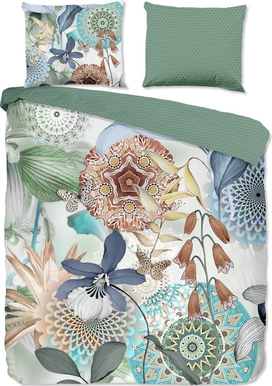 Bohemian beddengoed 3-delig, Boho, Indiase mandala, beddengoedset, ren