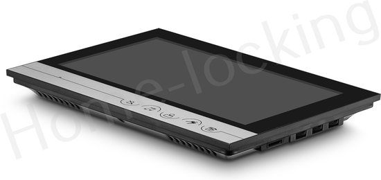 Home-Locking videofoon met 1 binnen paneel en elektro box 12VDC voor aansluiting elektrisch slot. DBF-DT-2207-1E-1 van Home-Locking — afbeelding 4