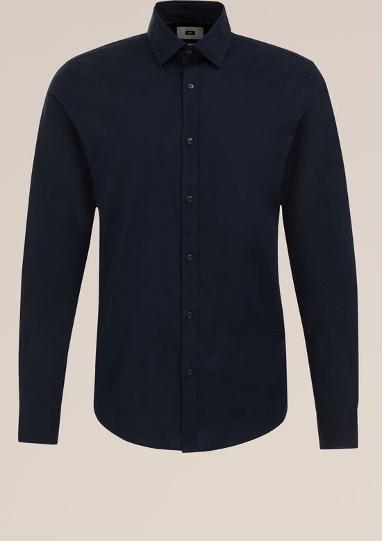 WE Fashion Heren Anti-odour slim fit overhemd met stretch