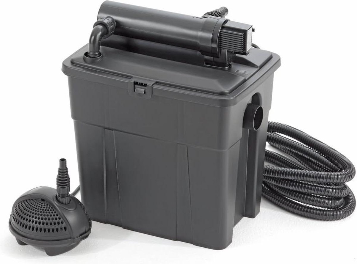 MultiClear Set 8000 Complete set van filterpomp en doorstroomfilter doorstroomfilterset vijverfilter met uvc lamp