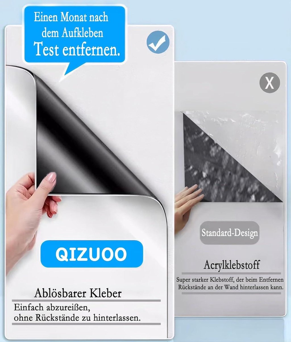 thumbnail: Magneetfolie Whiteboard 40x90 Cm - Zelfklevend Afwisbaar Bord Voor Kantoor, School Of Thuis