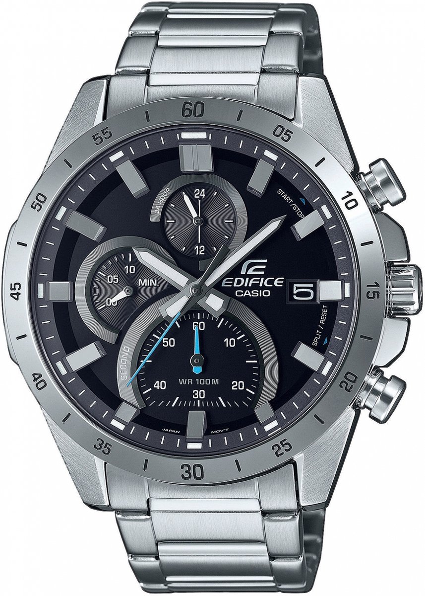 Casio Edifice EFR-571D-1AVUEF Herenhorloge 44 mm - Zilverkleurig