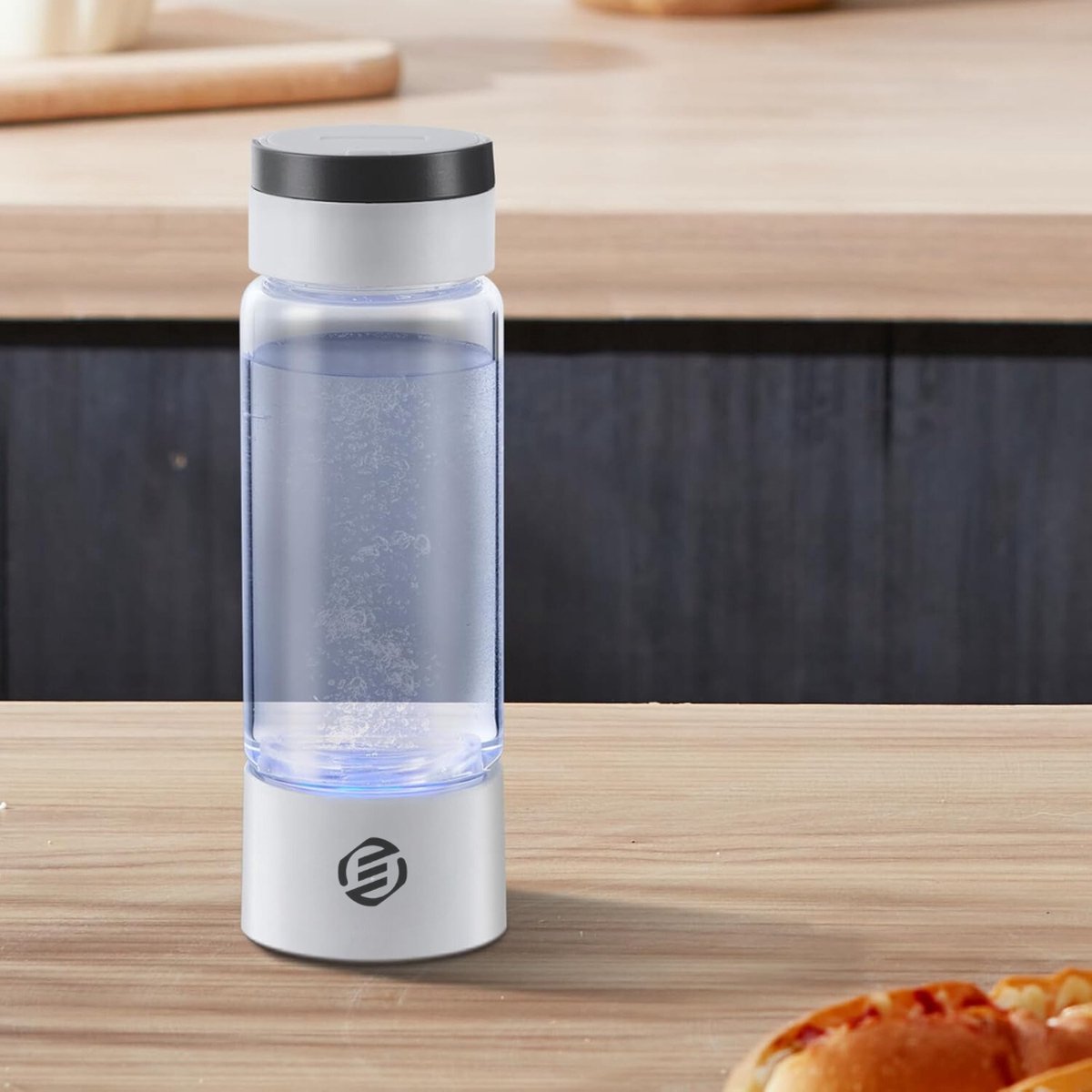 Equivera Hydrogen Waterfles - Hydrogen Generator - Hydrogeen Water - H2 + Hydrogeen - Draagbare Drinkfles - Gezondheid - Incl. E-Book