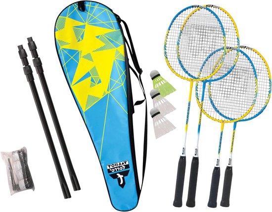 TALBOT TORRO Set de Badminton 2 Combat - 2 raquettes - 2 volants