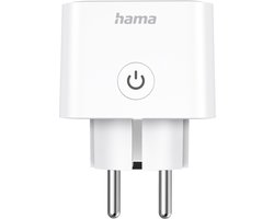 Hama Smart wifi stopcontact - 3680W - Matter - met energiemeter - Wit