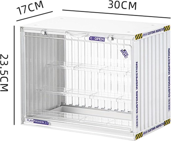 TRANSPARENTE ACRYL-DISPLAYBOX VITRINE Für Actionfiguren Rahmen EUR 17