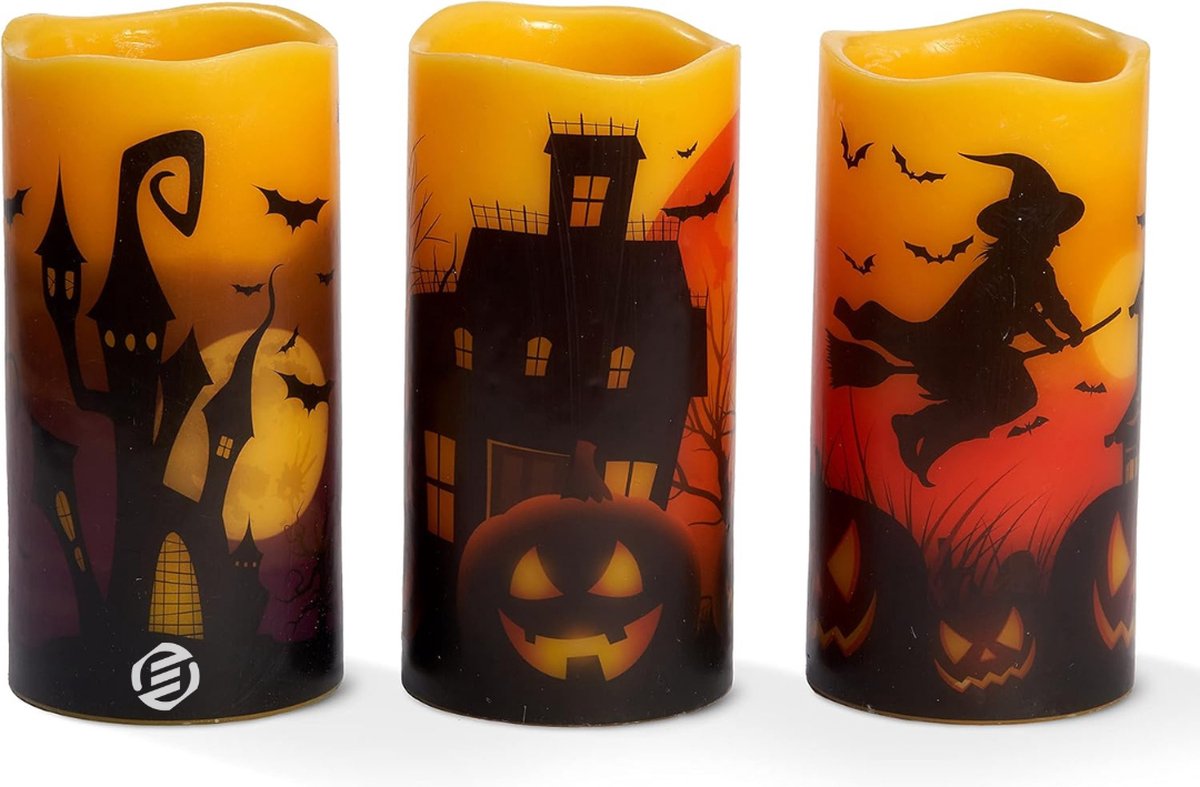 Equivera Halloween Decoratie - Halloween Versiering - Horror Versiering - voor Binnen en Buiten - Spin, Heks, Skelet, Pompoen en Spoken - 2024