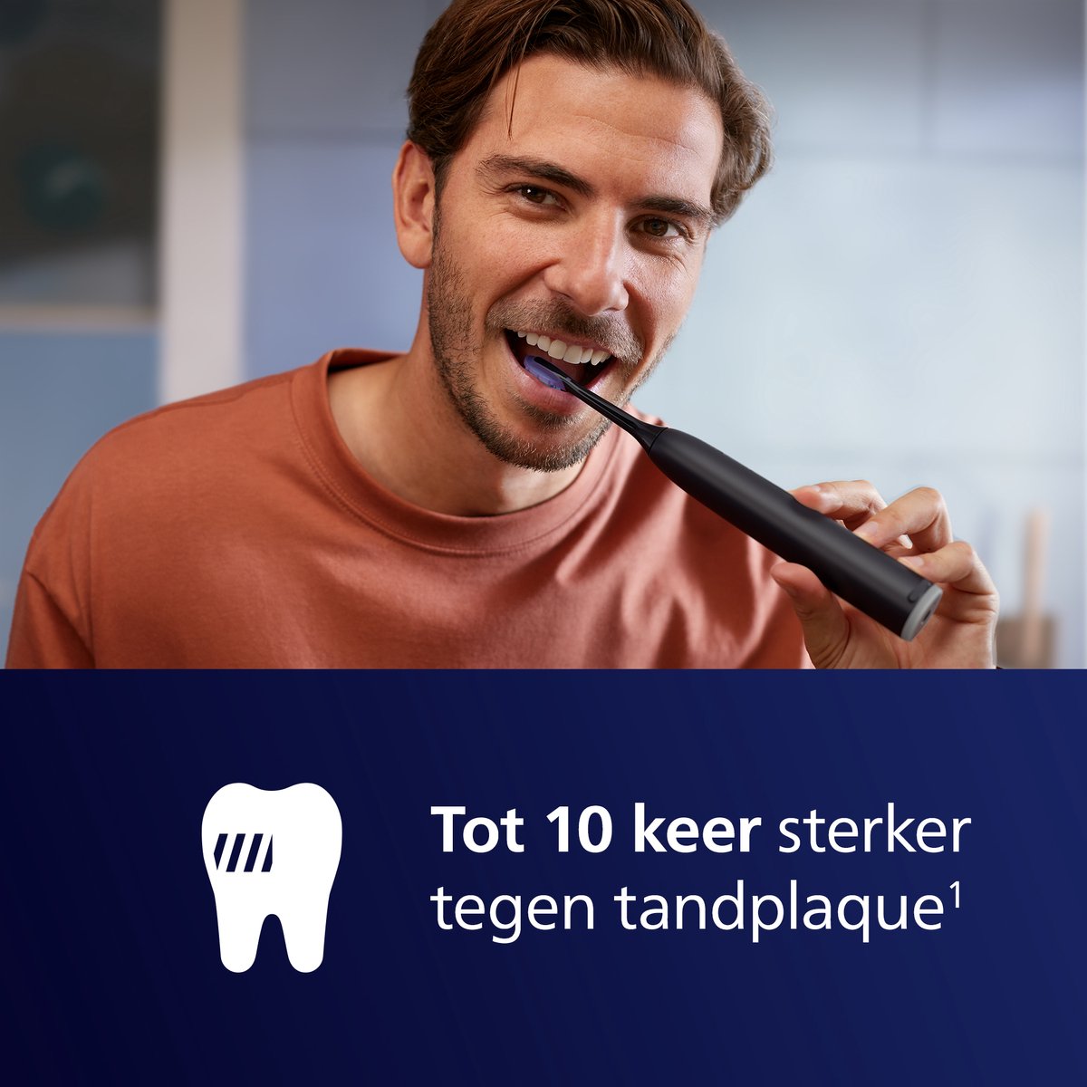 Afbeelding 3 van Philips Sonicare 7100 Series - Elektrische Tandenborstel - Zwart - Reisetui - Gezonder tandvlees - HX7421/01