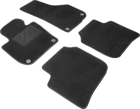 Tapis de sol en velours et Velours aiguilleté sur mesure pour Skoda Superb II 03/2008-05/2015, Superb II Kombi 10/2009-05/2015