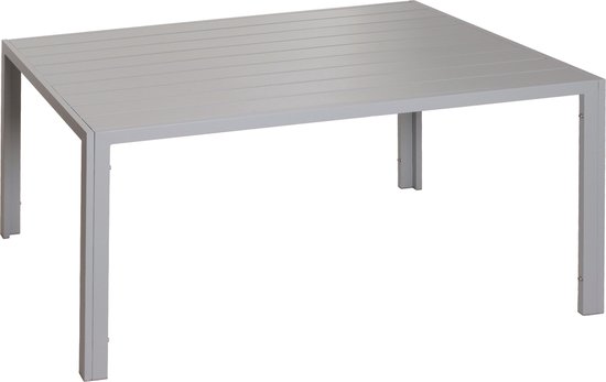 Veerle Tuintafel Aluminium/Polywood Antraciet 220x100 Cm WOOOD Veerle Tuintafel Aluminium/Polywood Antraciet 220x100 Cm WOOOD