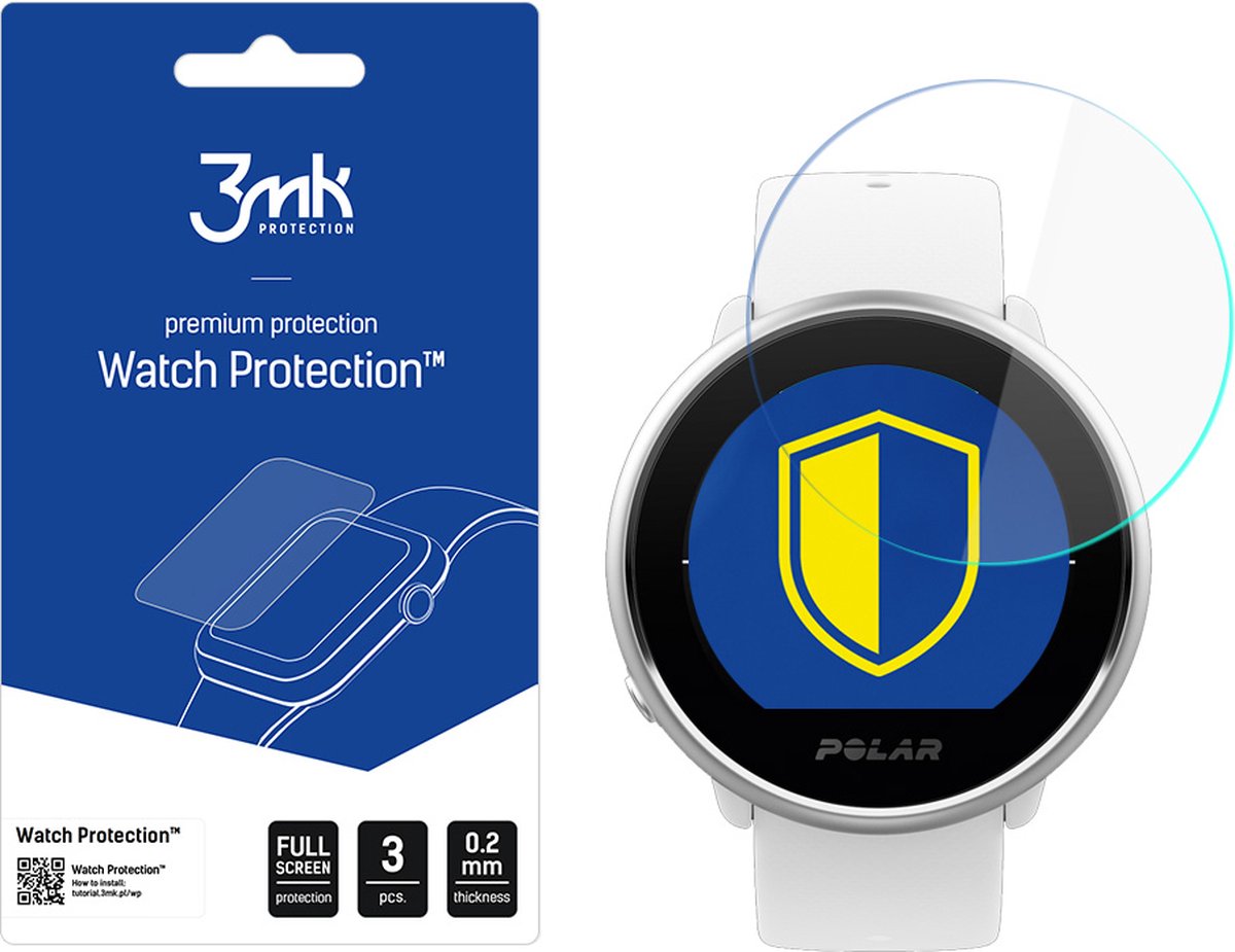 Polar Ignite - 3mk Watch Protection v. FlexibleGlass Lite