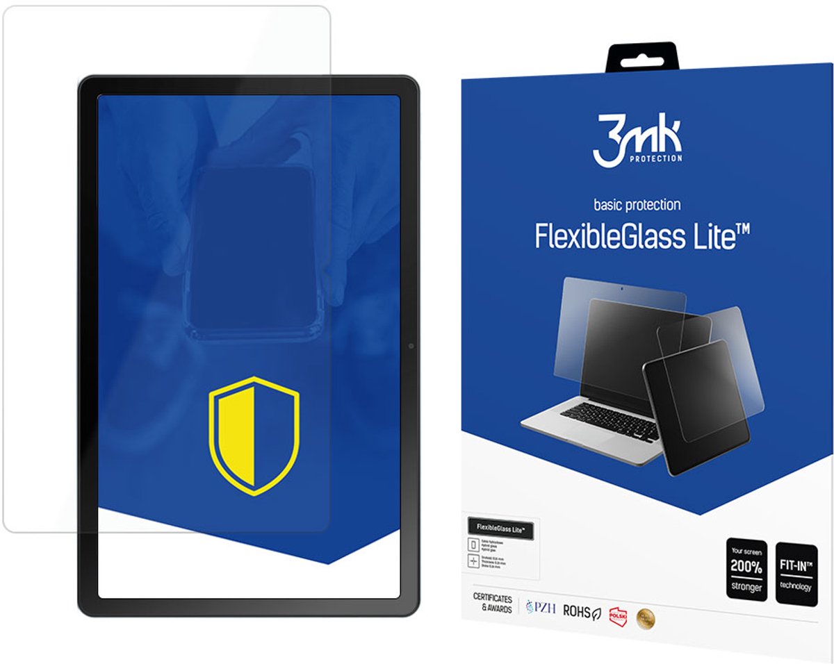 3MK FlexibleGlass Lite Serie - Beschermend Hybride Glas - Lenovo Tab M10 Plus - 3e generatie - 11 inch - Robuuste Transparantie