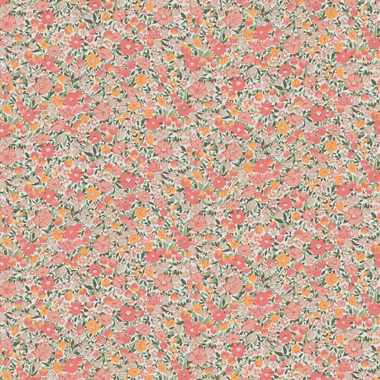 Laura Ashley Loveston Behang - Bloemen - 10mx52cm - Roze